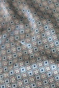 silk camp collar shirt - fjord blue - Commun des Mortels